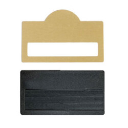 Kubbeli Sürgülü Metal Yaka İsimliği (altın) - 1