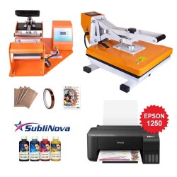 Kupa ve A4 Pres Süblimasyon Baskı Seti - 2