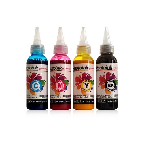 Kuşe Mürekkep 100ml 4 Renk Set - 1