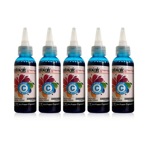 Kuşe Mürekkep 500ml Mavi Renk - 1