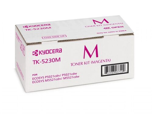Kyocera TK-5230M Magenta Kırmızı Orjinal Fotokopi Toneri Ecosys M5521cdn-5521cdw P5021cdn-5021cdw 2. - KYOCERA