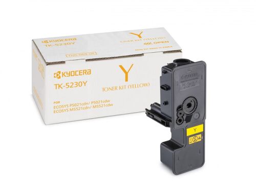 Kyocera TK-5230Y Yellow Sarı Orjinal Fotokopi Toneri Ecosys M5521cdn-5521cdw P5021cdn-5021cdw 2.200 - 1