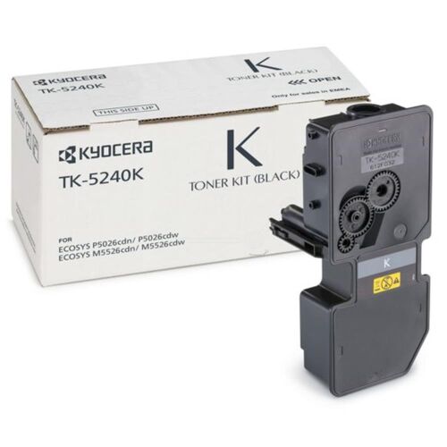 Kyocera TK-5240K Black Siyah Orjinal Fotokopi Toneri Ecosys M5526cdn-5526cdw P5026cdn-5026cdw 4.000 - 1