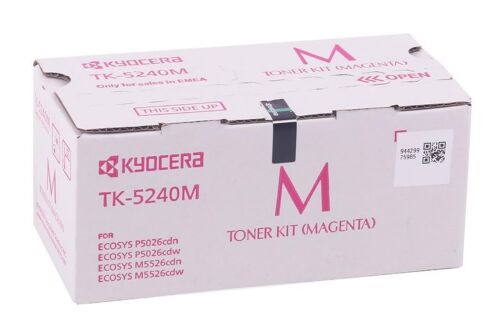 Kyocera TK-5240M Magenta Kırmızı Orjinal Fotokopi Toneri Ecosys M5526cdn-5526cdw P5026cdn-5026cdw 3. - 1