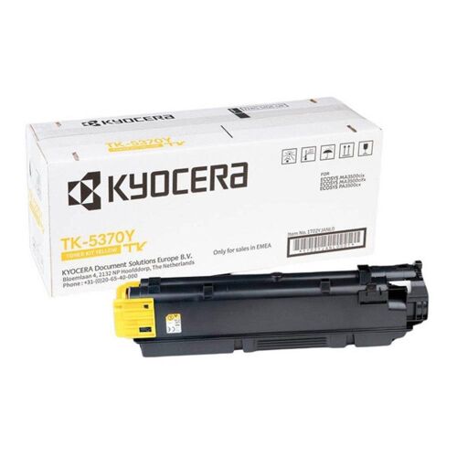 Kyocera TK-5370Y Yellow Sarı Orjinal Fotokopi Toneri Ecosys MA3500cix - MA3500cifx 5.000 Sayfa - 1