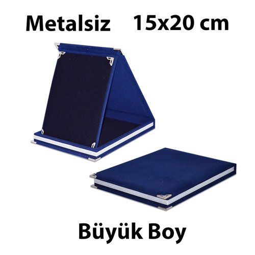 Lacivert Albüm Plaket 15x20 cm (metalsiz) - 1