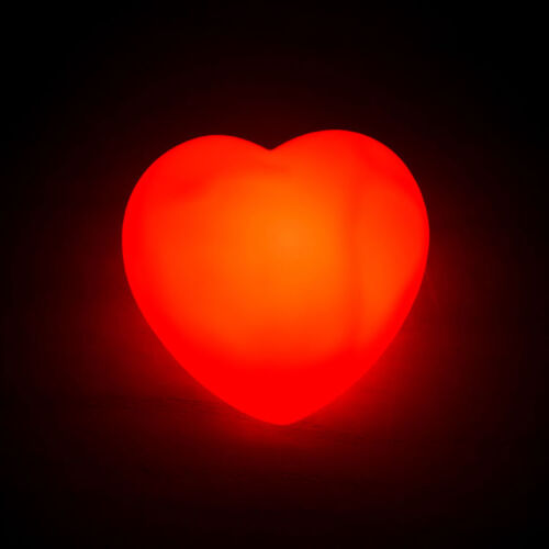 Led Işıklı Kırmızı Kalp - OFİSOMİ-T (1)