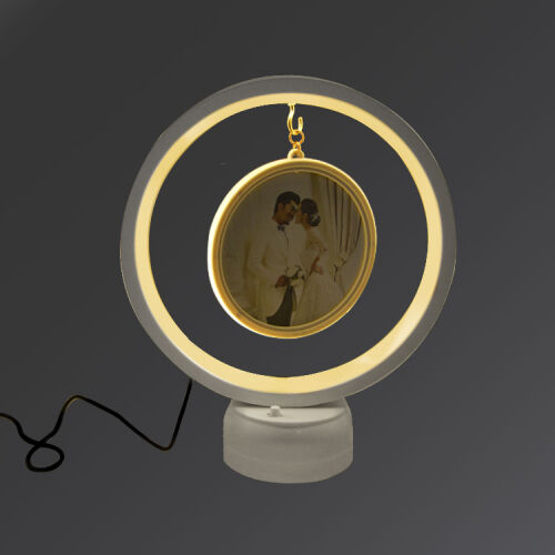 Led Işıklı Yuvarlak Fotoğraf Çerçevesi - 2