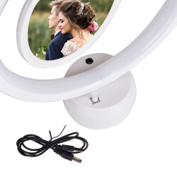 Led Işıklı Yuvarlak Fotoğraf Çerçevesi - 3