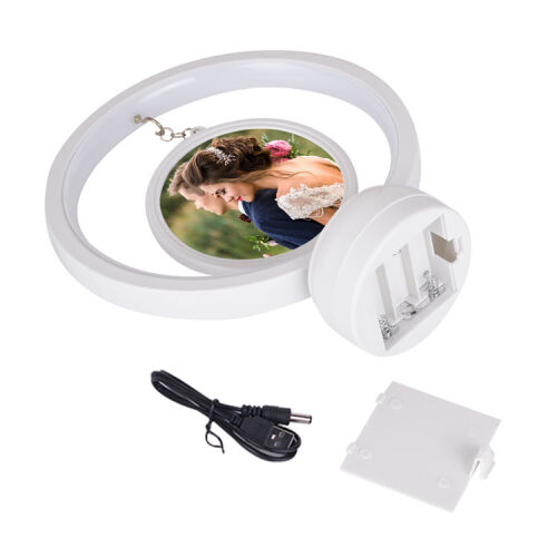 Led Işıklı Yuvarlak Fotoğraf Çerçevesi - 6