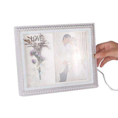 LED'li Çiçekli Fotoğraf Çerçevesi - 6