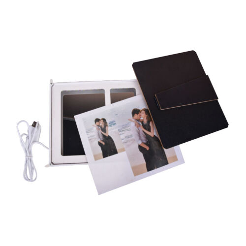 Ledli Çift Fotoğraflı Sihirli Ayna - 4