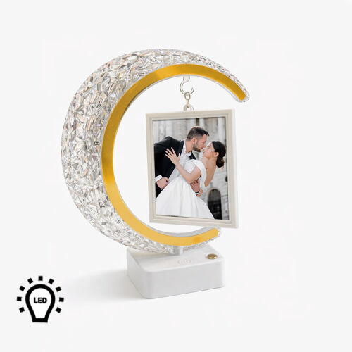 Led'li Hilal Fotoğraf Çerçevesi - OFİSOMİ-T