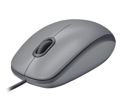 Logitech 910-006760 M110 Gray Silent (Sessiz) Kablolu Optik USB Mouse - LOGITECH