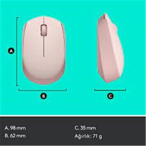 Logitech 910-006865 M171 Kablosuz Pembe Mouse - LOGITECH (1)