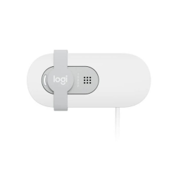 LOGITECH 960-001617, BRIO 100 WCM V-U0072, Full HD, Dahili Mikrofonlu, Beyaz Webcam - 1