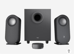 Logitech 980-001348 Z407 80W Subwoofer 2.1 Kablolosuz Bluetooth Bilgisayar Hoparlörü - 1