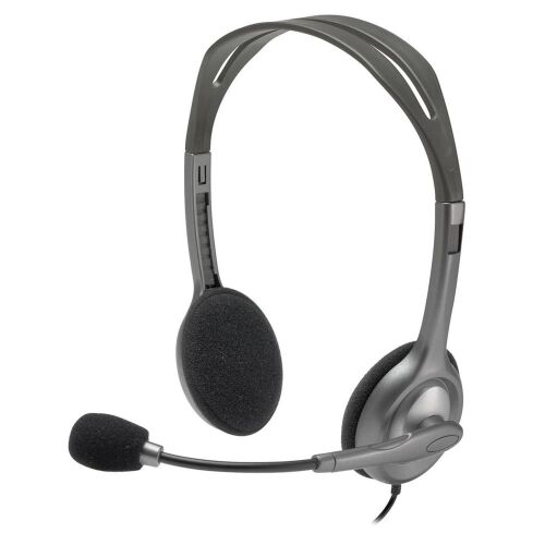 Logitech 981-000593 H111 Stereo Kulaklık Sterio Jacklı - 1