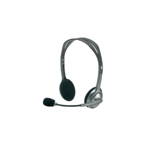 LOGITECH H110, 981-000271, 3,5mm Jac, Çağrı Merkezi, Ofis, Toplantı, Konuşmacı Tipi, Microfonlu Kulaklık - Logitech