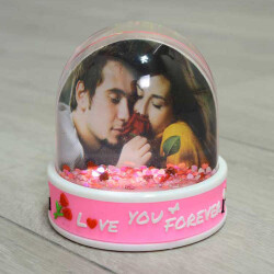 Love Fotoğraflı Kar Küresi - 2