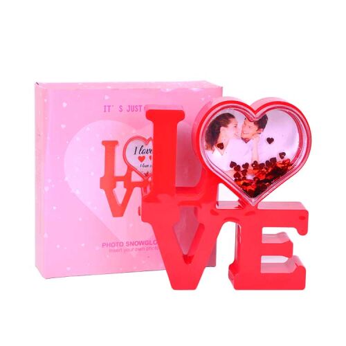 Love Tasarımlı Kar Küresi - 2