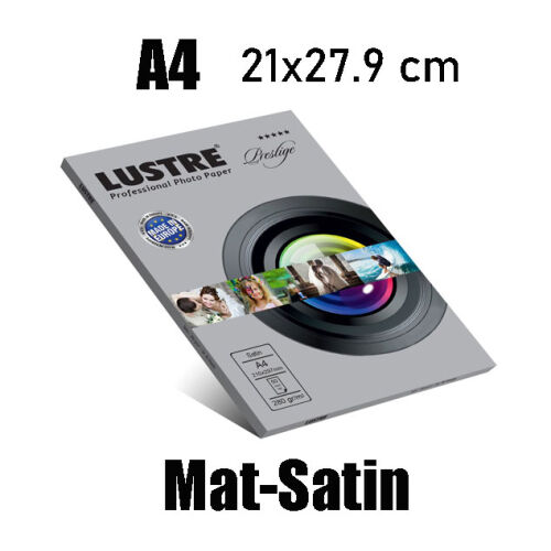 Lustre A4 Mat (Satin) İnkjet Fotoğraf Kağıdı - 3