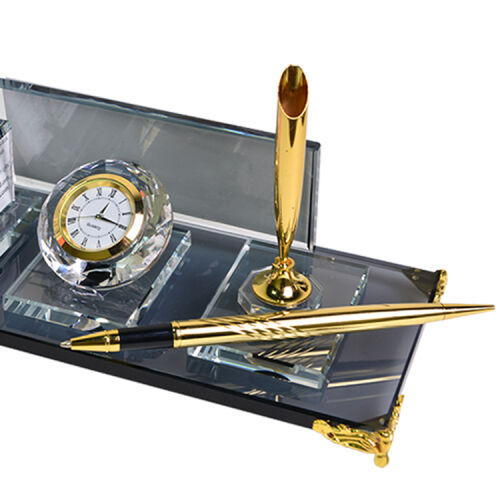 Masa İsimliği Kalemi ve Soketi - Altın, Gümüş - 1