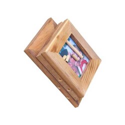Masaüstü Eskitme Ahşap Fotoğraf Çerçevesi - Üçlü - 2