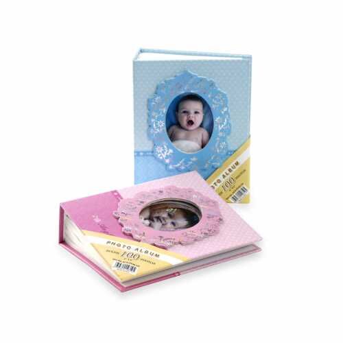 Mavi 100 lük 10x15cm Bebek Fotoğraf Albümü - 3