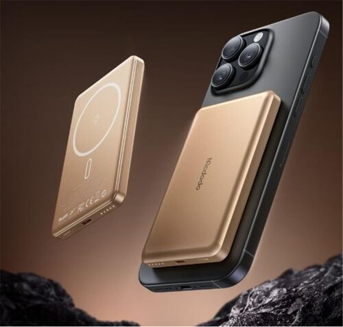 MCDODO MC-4642 5000mAh 20W Metal Ultra İnce Manyetik Kablosuz Powerbank - MCDODO (1)