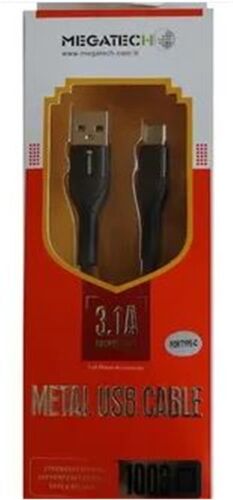 Megatech 3.1A A Örgülü Serisi Micro Data Kablosu Siyah - MEGATECH