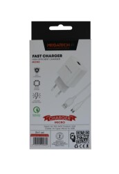 Megatech CC01 (CC22-M3 ) 2in1 5v-3.0 Ev Şarj+ Micro Kablo Hızlı Şarj - 1