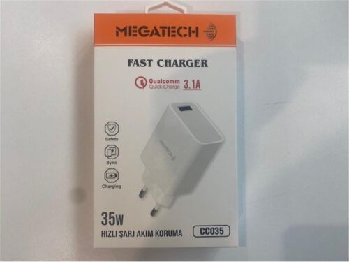 Megatech CC035 35W Usb Ev Şarj Kafa 3.1A Hızlı Şarj - 1