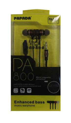 Megatech Papada PA800 Kahve Renk Mikrofonlu Mıknatıslı Kulaklık - MEGATECH