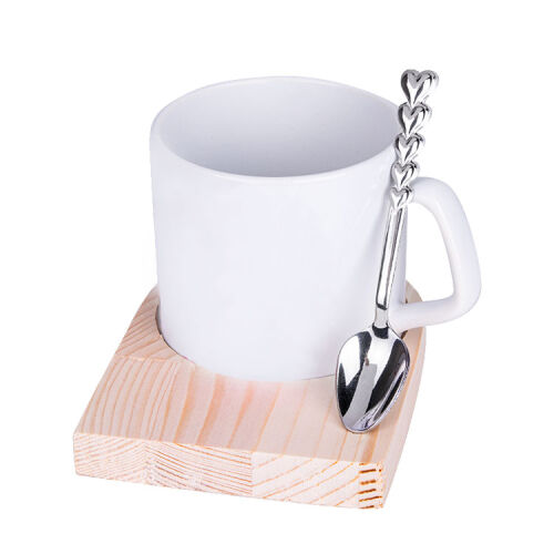 Metal Çay Kaşığı Kalpli 6'lı - OFİSOMİ-T (1)