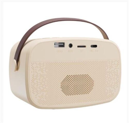 Mikado MD-57BT Endless 5W Bej TF + USB + AUX + BT Destekli 2 Wireless Karaoke Mikrofon 1200mAh - MİKADO