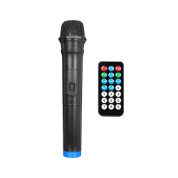 Mikado MD-833KP 7.4V3000mAh 30W Bluetooth-USB-TF-FM-Led Işıklı Kablolusuz Mikrofonlu Toplantı - 2
