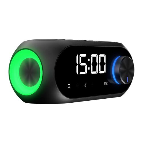 Mikado MD-W7 1200mAh 5W Siyah Bluetooth-Aux-Derece-Usb-FM (RADYO) Alarmlı Saat Speaker Speaker - SEGMENT (1)