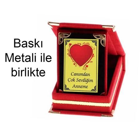 Mini Albüm Plaket - Kırmızı - OFİSOMİ-S