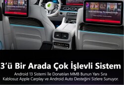 MMB MAX 4.0 Android 13, 8+128GB, HDMI Output Kablosuz-Wireless CarPlay - 1