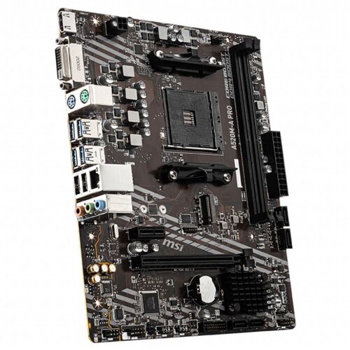 Msi A520M-A PRO AMD A520 Soket AM4 DDR4 4600(OC)MHz mATX Gaming Anakart - 2