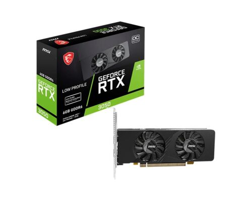 Msi GeForce RTX3050 LP E 6G OC GDDR6 96Bit DX12 Gaming (Oyuncu) Ekran Kartı - MSI (1)