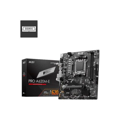 Msı Pro A620M-E Ddr5 6800Mhz Matx Am5 ( Amd Am5 7000 Serisi İşlemci Uyumlu) Anakart - MSI