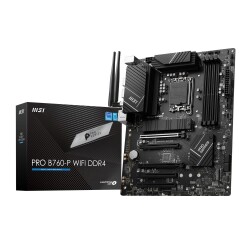 Msı PRO B760-P WIFI DDR4 Intel B760 Soket 1700 DDR4 5333(OC)MHz ATX Gaming (Oyuncu) Anakart - 1