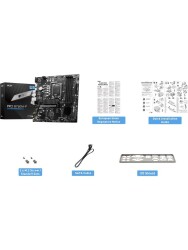 Msı Pro B760M-P SOKET 1700 DDR5 6800(OC) PCI-E M.2 USB3.2 HDMI DP VGA 1x 1G LAN mATX Anakart - 1