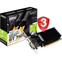 Msı Vga Gt 710 2Gd3H Lp Gt710 2Gb Ddr3 64B Dx12 Pc Ekran Kartı - 1