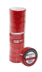 Mutlusan 10-19 İzole Bant 10lu(Elektrik Bant) Kırmızı 065133161019 - 1