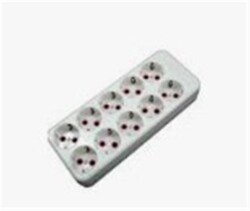 Mutlusan 10lı Topraklı Grup Priz ( 001 170 110001 00 00) - 1