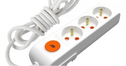 Mutlusan Rı-Tech 3lü 2mt Anahtarlı Ups 001 175 340002 02 00 Üçlü Anaht. Ups Grup Priz - 1