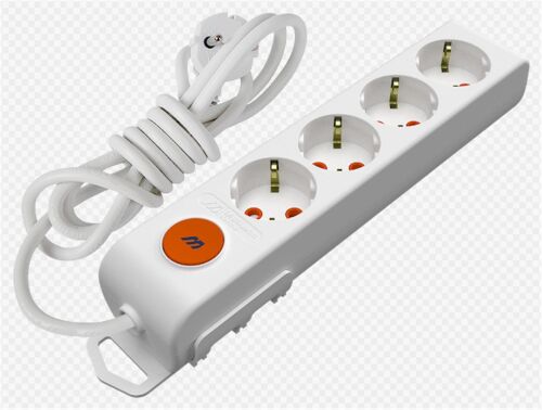 Mutlusan Rı-Tech 4lü 3mt AnahtarTopraklı Grup Priz (001 175 420002 03 00) - MUTLUSAN